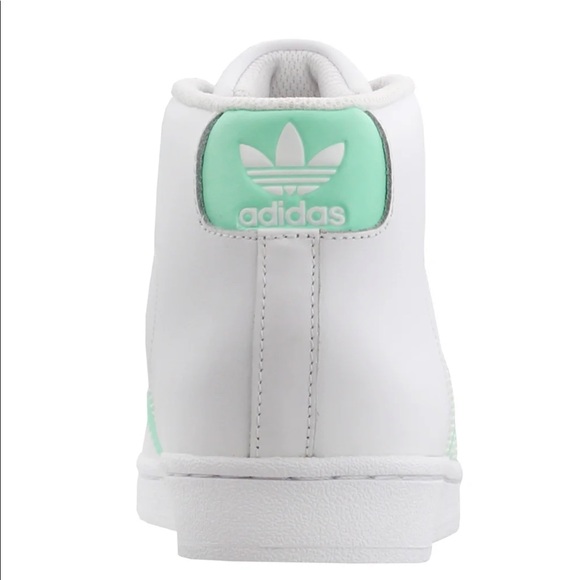 Adidas Pro Model Superstar in Mint Stripe - Picture 11 of 11